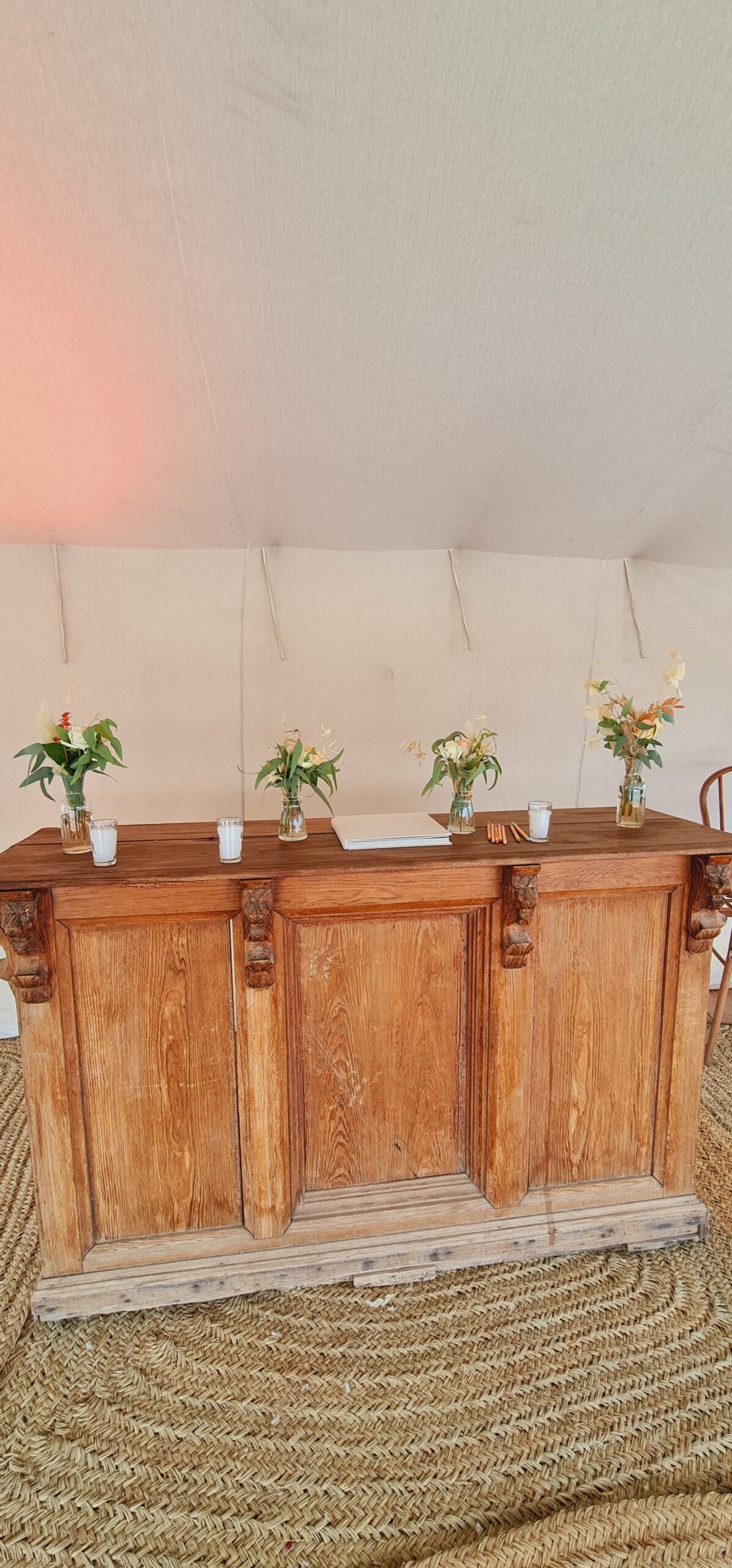 Décoration florale mariage Agafay