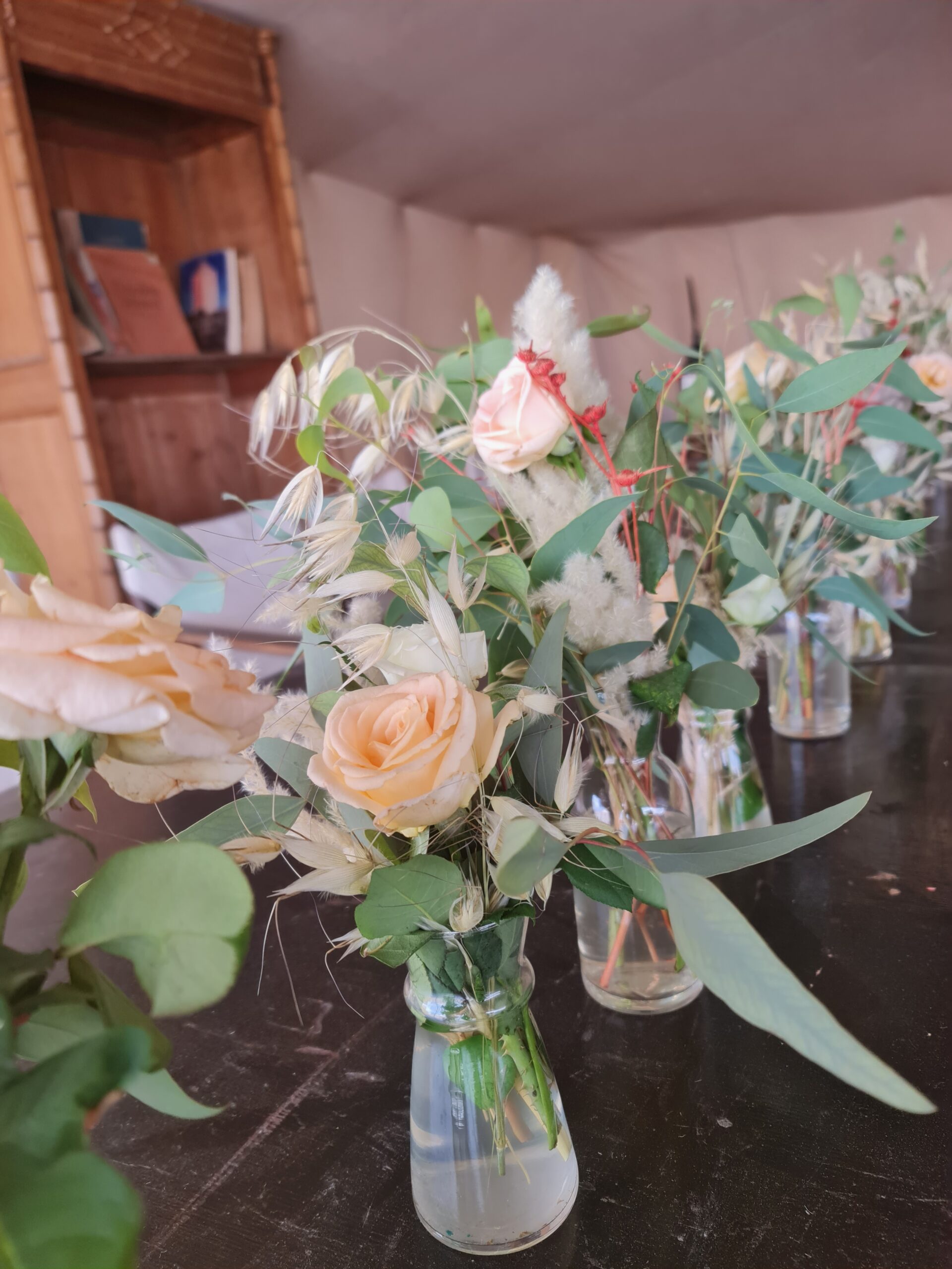 centre de table mariage Agafay